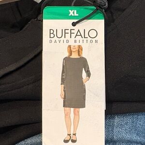 Buffalo David Bitton Long Sleeve Black Dress